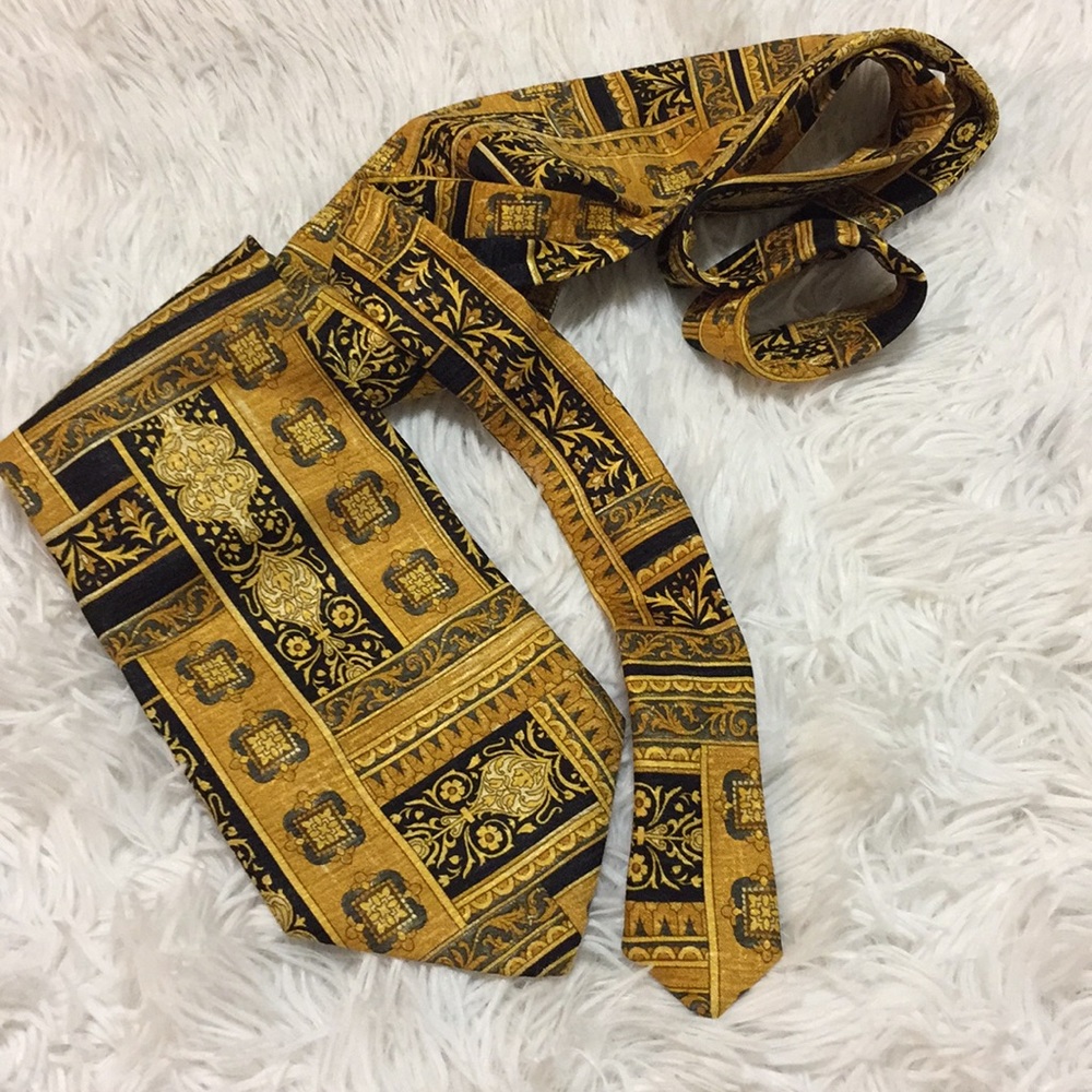 2 for $15 VINTAGE REINE SEIDE ALL SILK TIE - Picture 2 of 5
